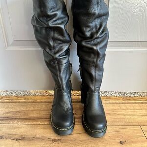 Dr. Martens Black Heeled Boots